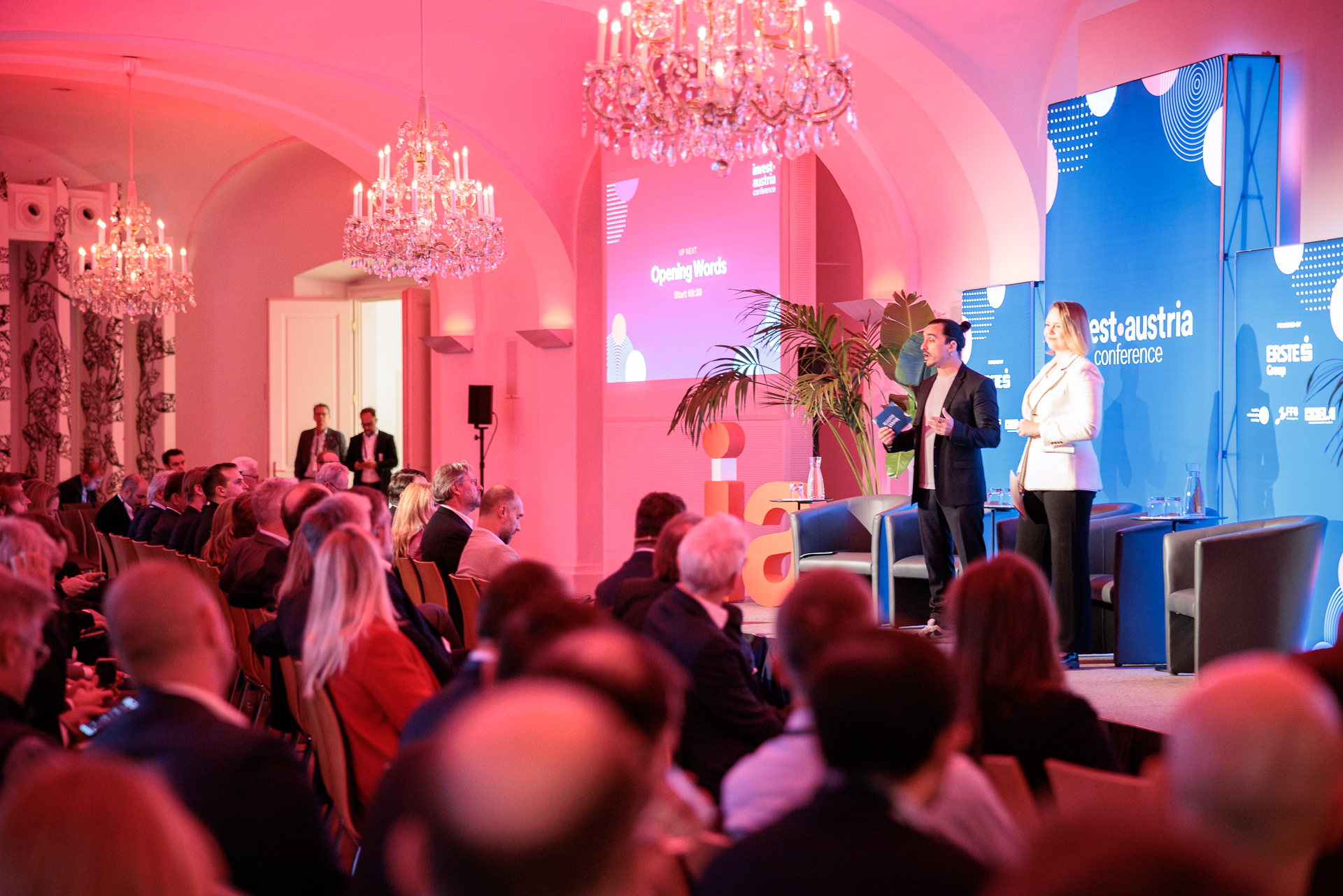 James Langer hosting a live event